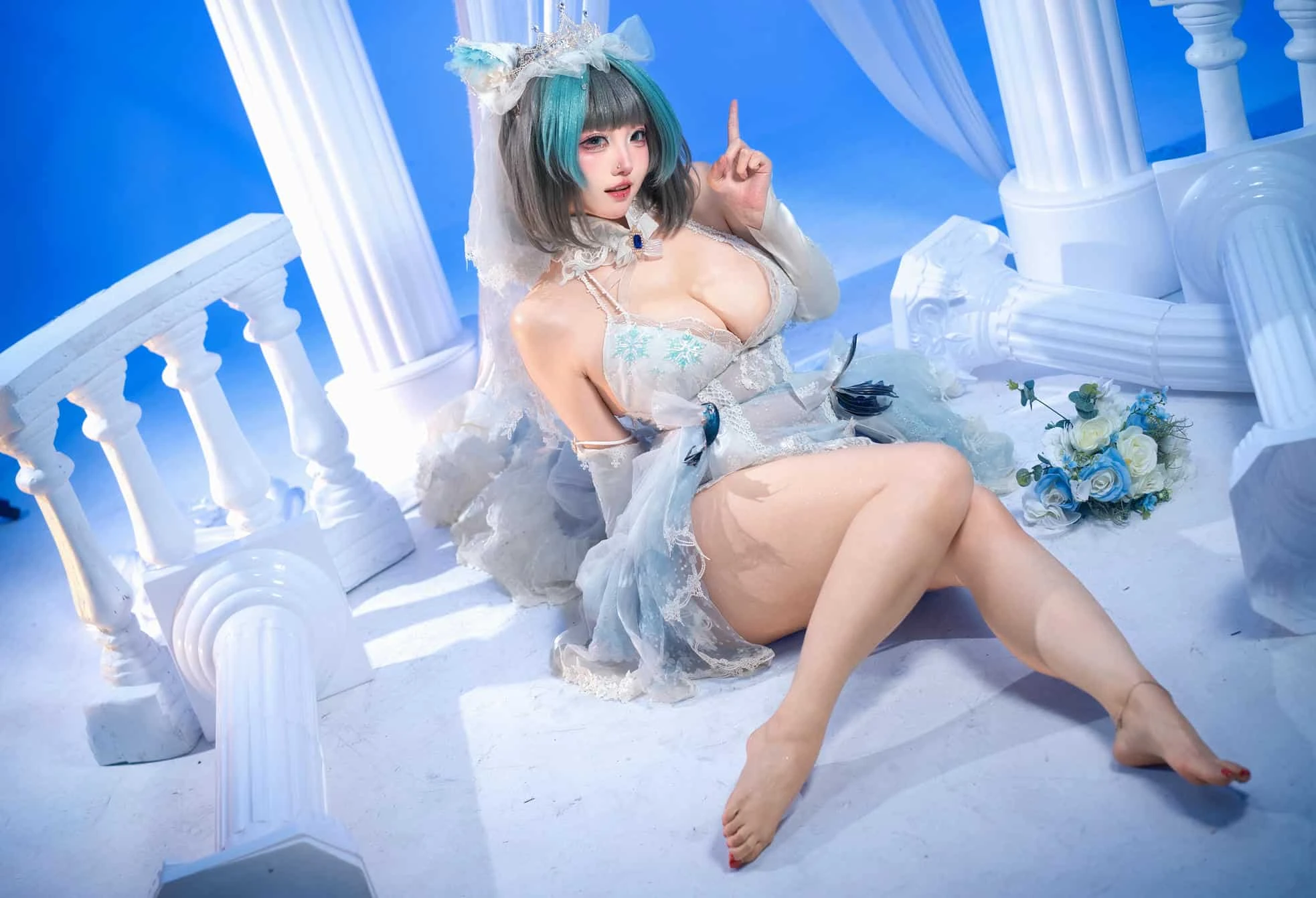 Soso嗖嗖 碧蓝航线 柴郡婚纱
