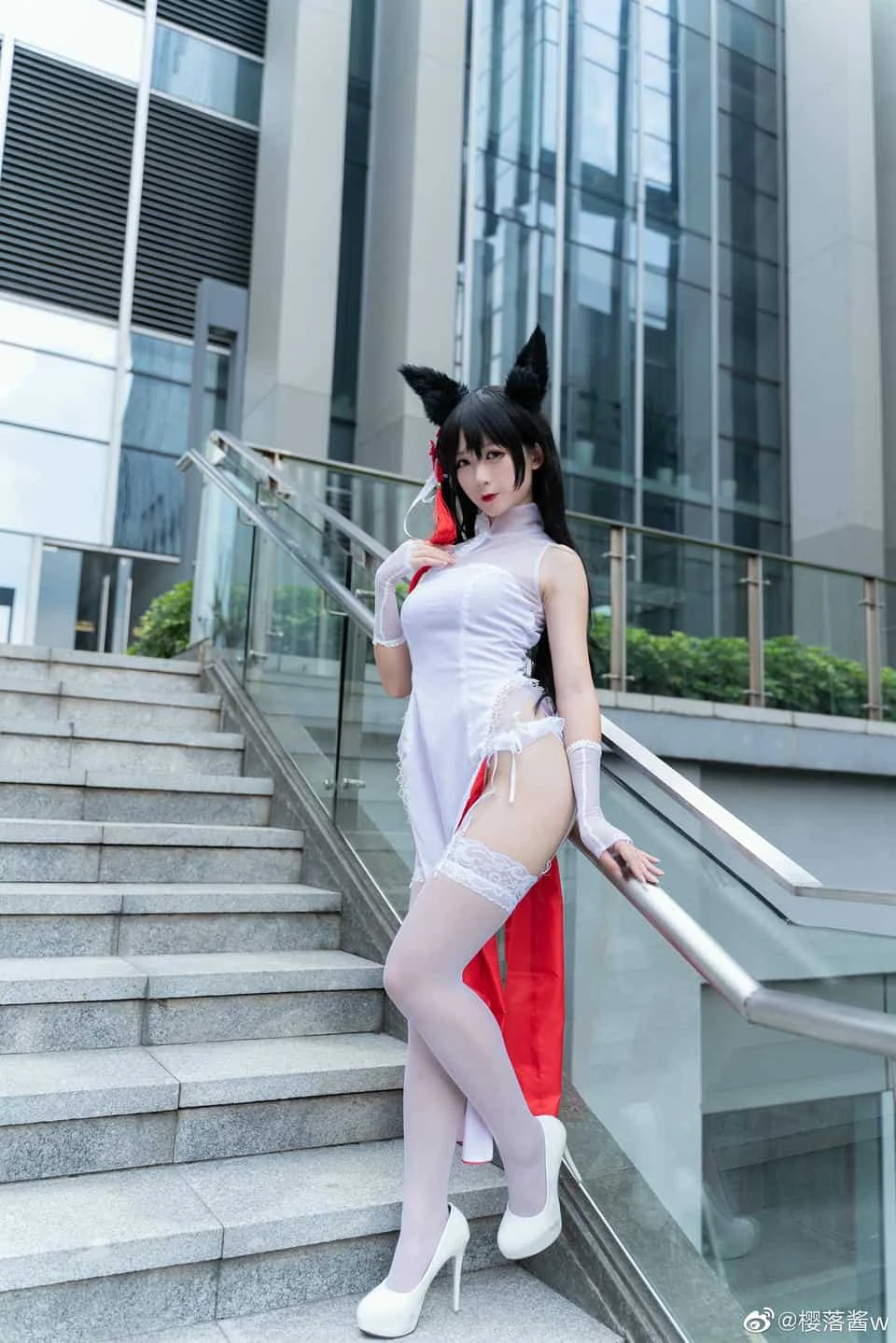 樱落酱w 爱宕旗袍