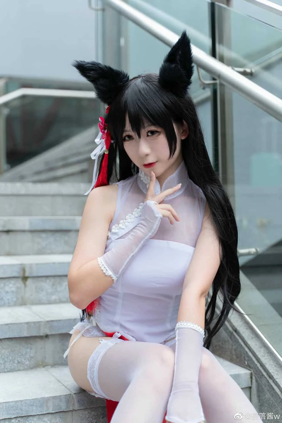 樱落酱w 爱宕旗袍