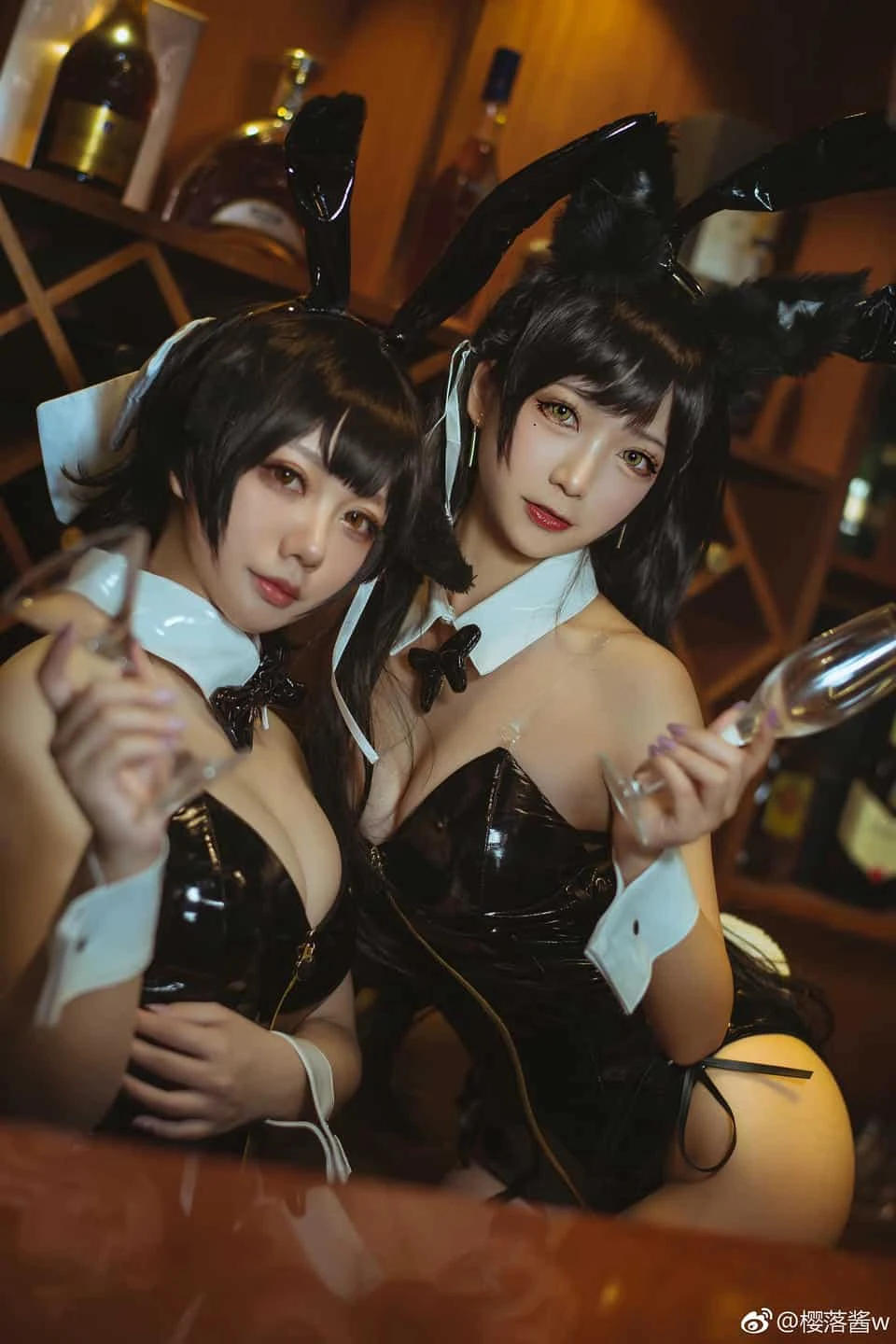 樱落酱w 双人兔女郎