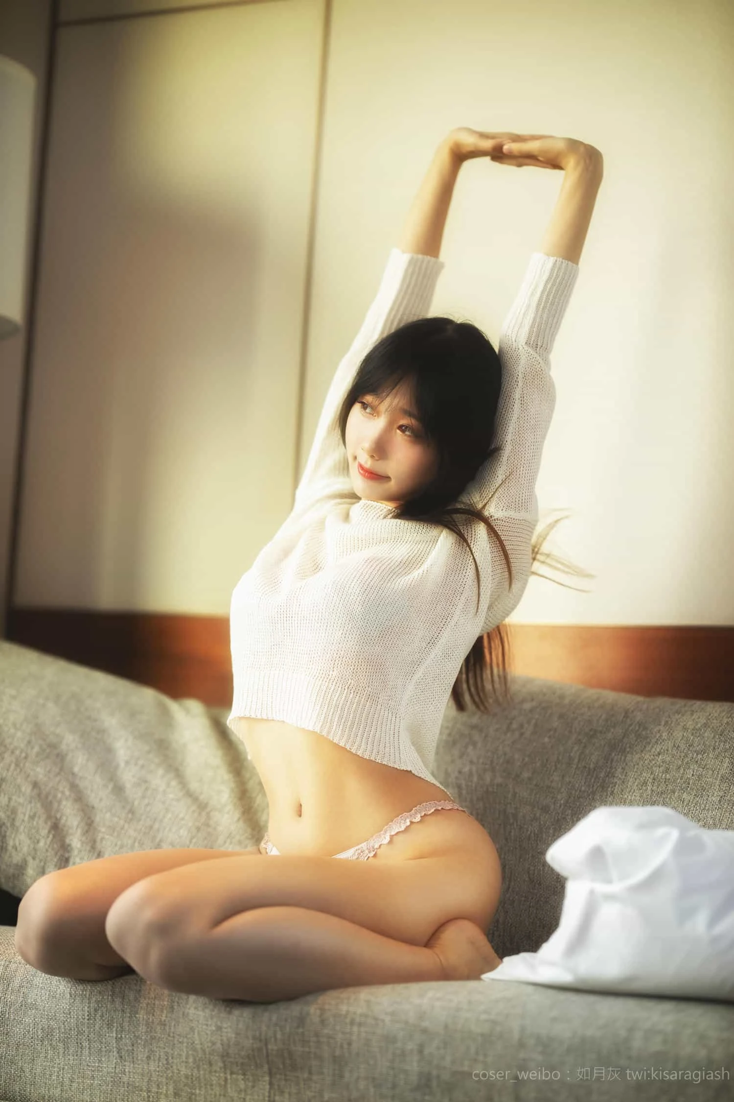 如月灰 毛衣