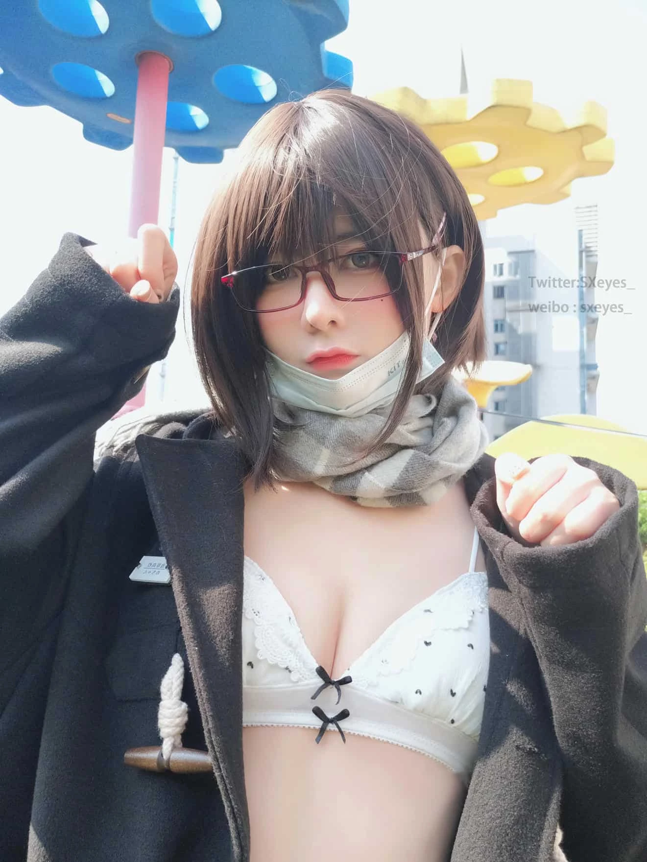 眼酱大魔王w 室外jk