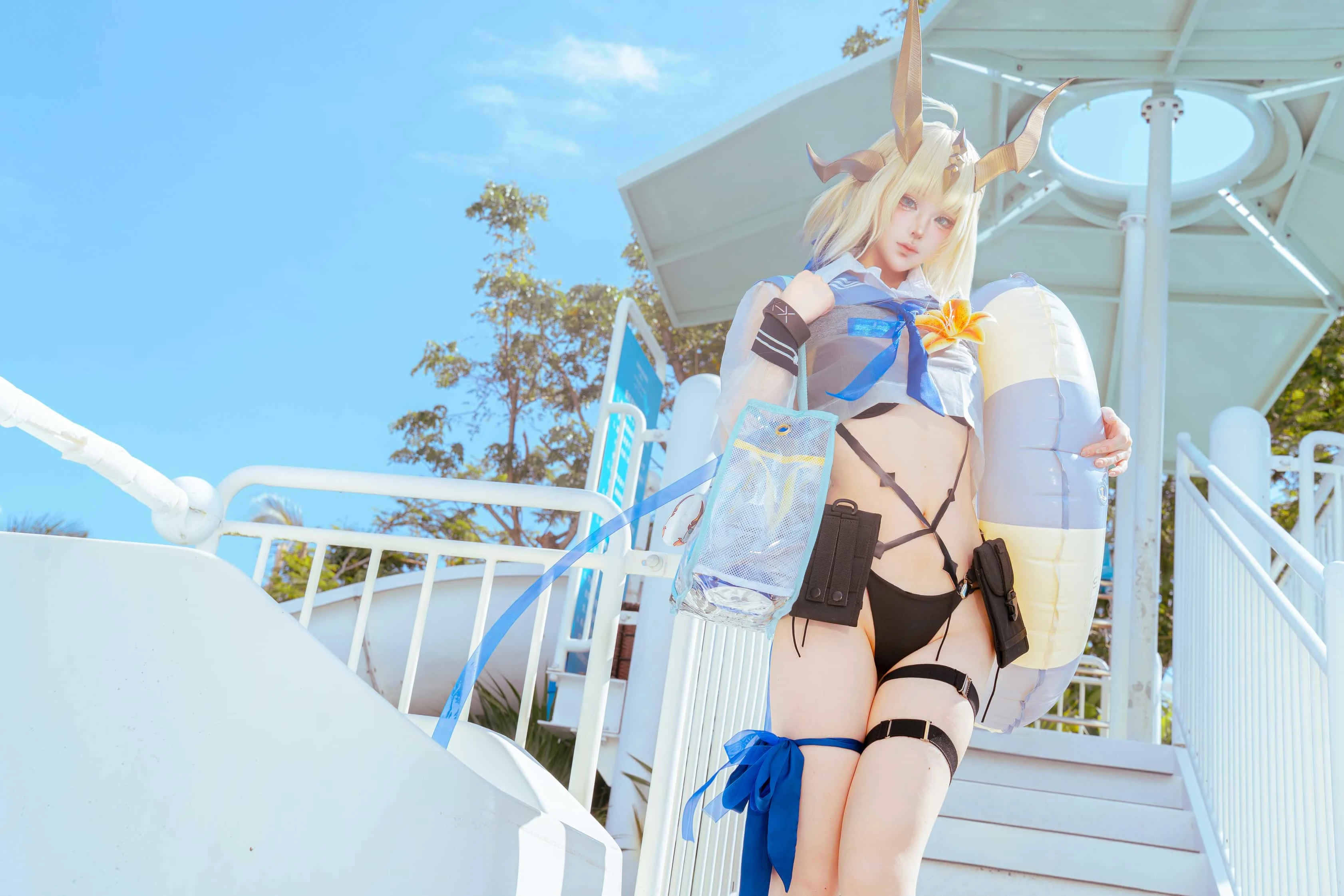Tsuki_月隐 罗德岛夏日特辑