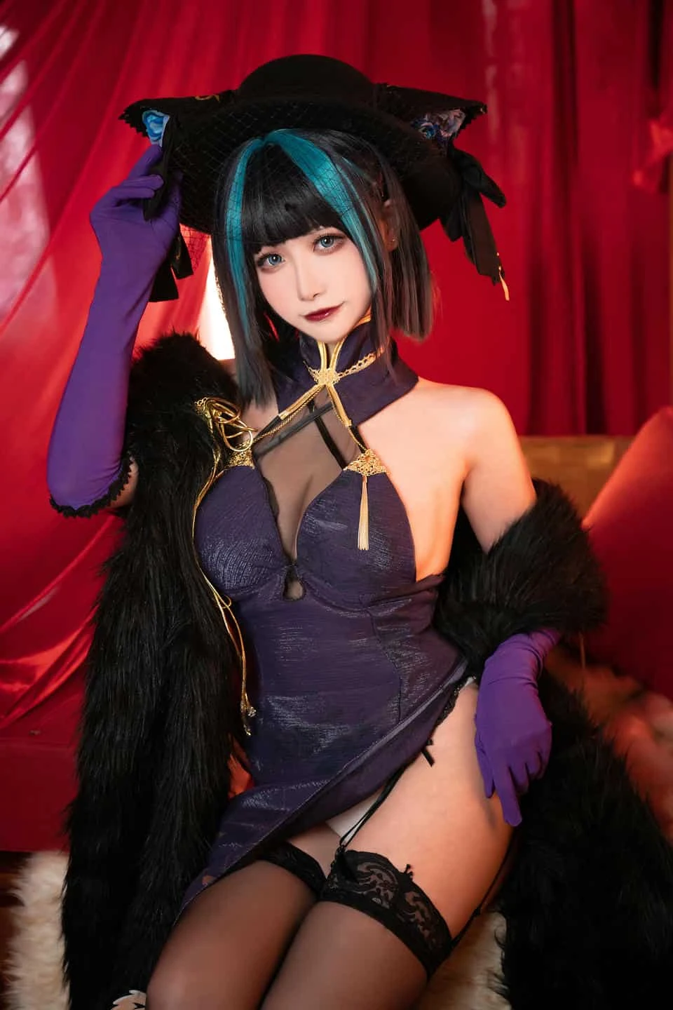 Momoko葵葵 碧蓝航线柴郡 音乐绚烂CaitSith