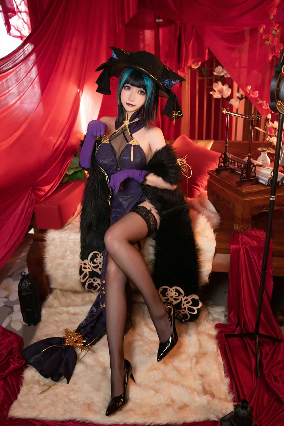 Momoko葵葵 碧蓝航线柴郡 音乐绚烂CaitSith