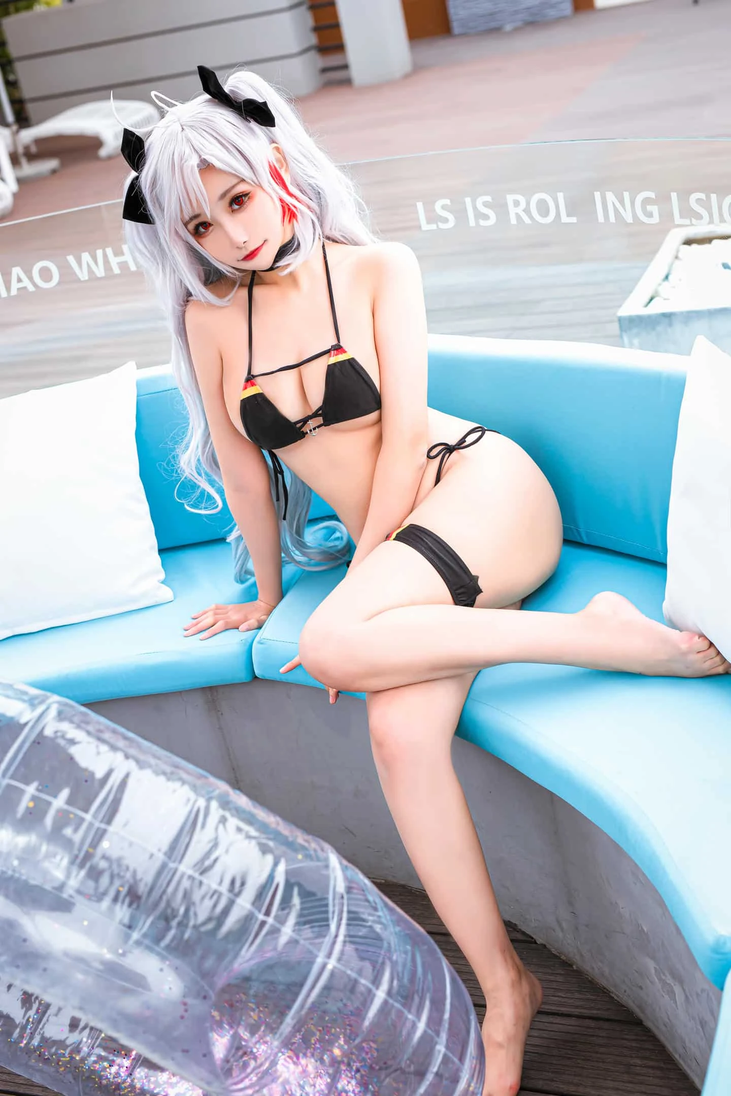 Momoko葵葵 欧根之水着