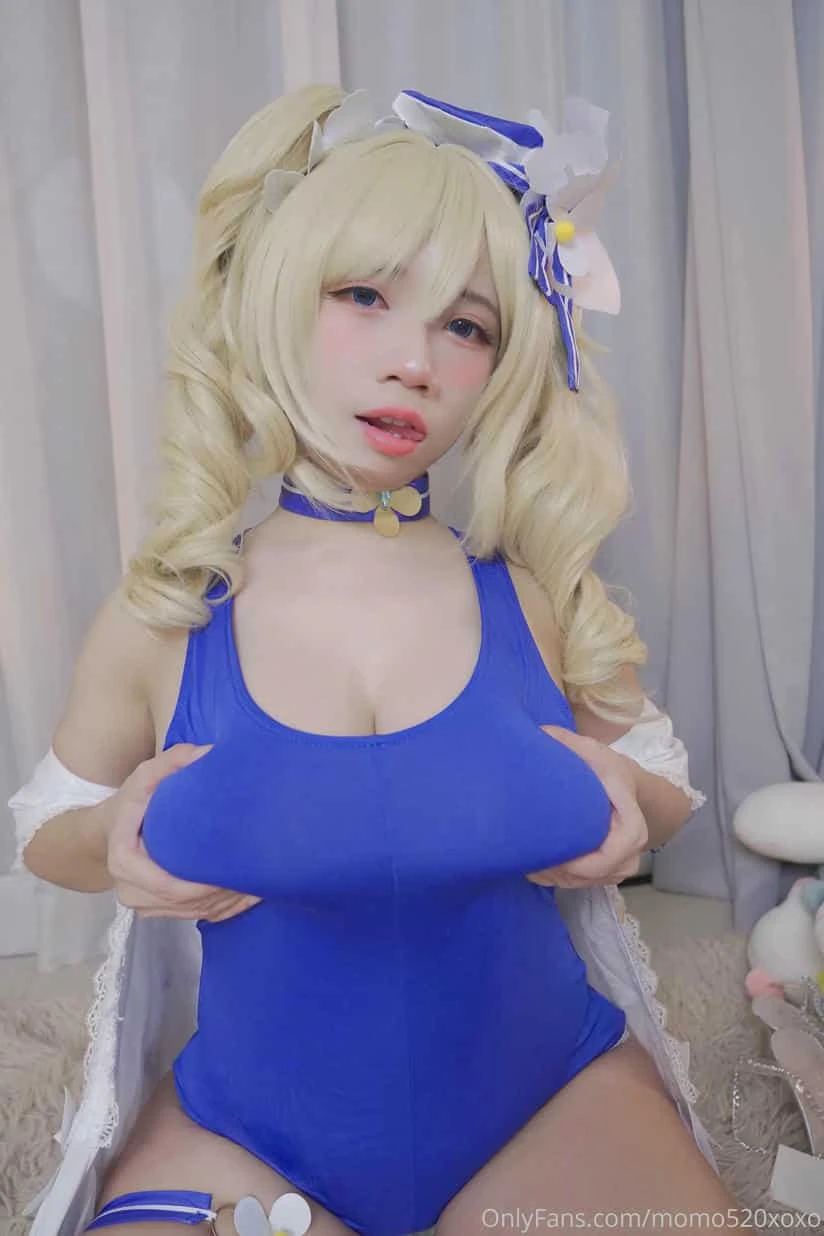 Momoko葵葵 Barbara Swimsuit (Genshin Impact)