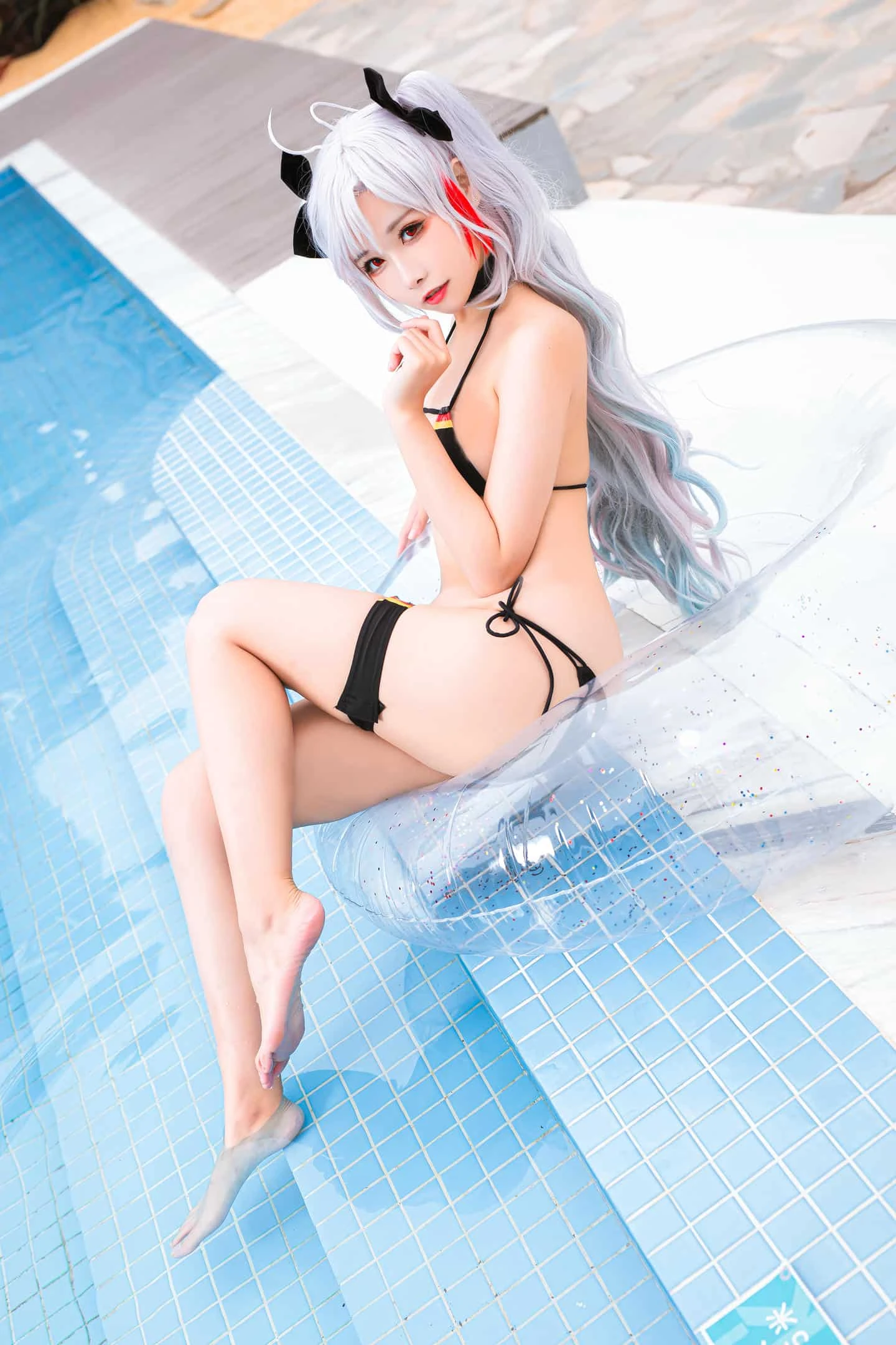 Momoko葵葵 欧根之水着