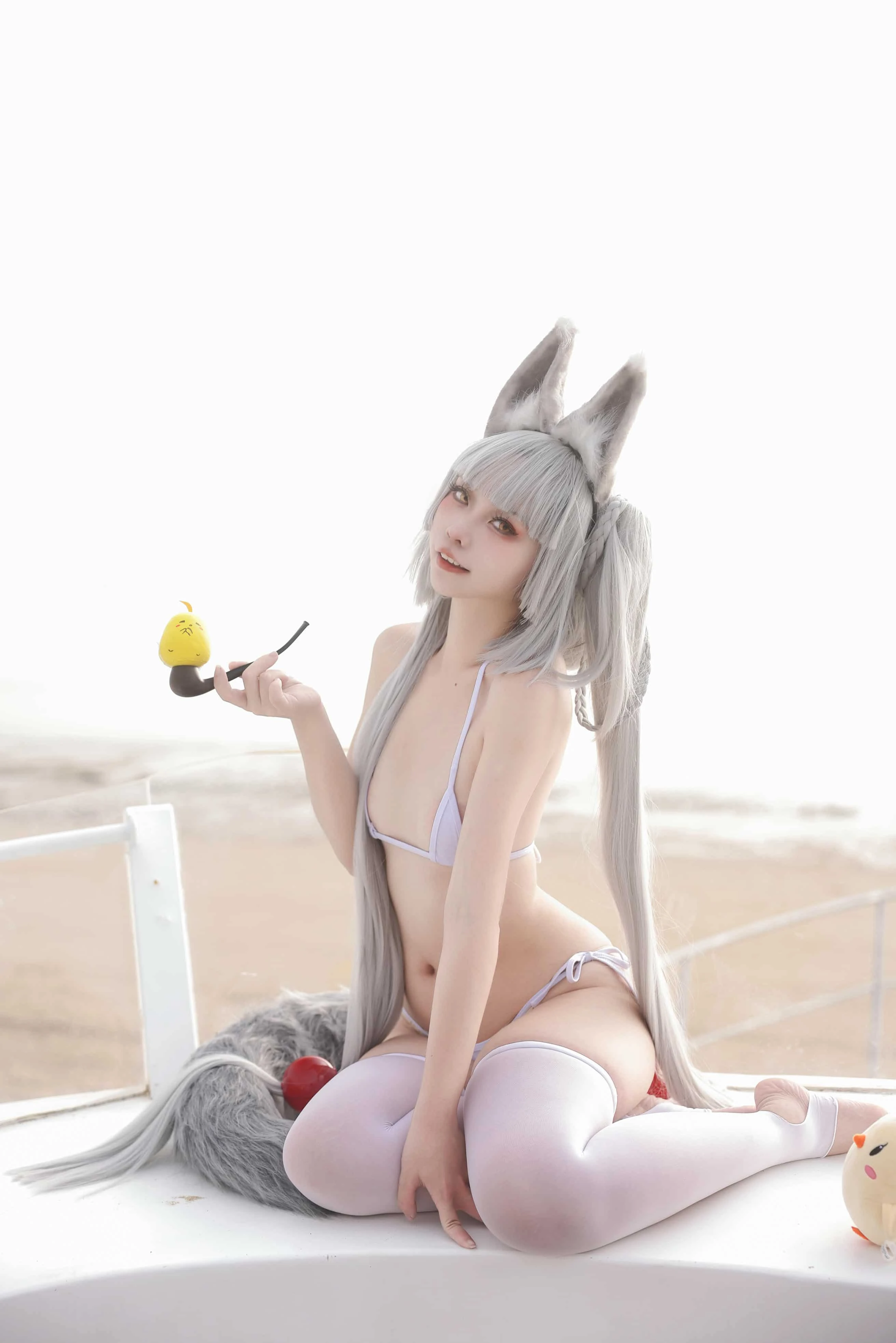 G44不会受伤 碧蓝航线 朝凪 泳装