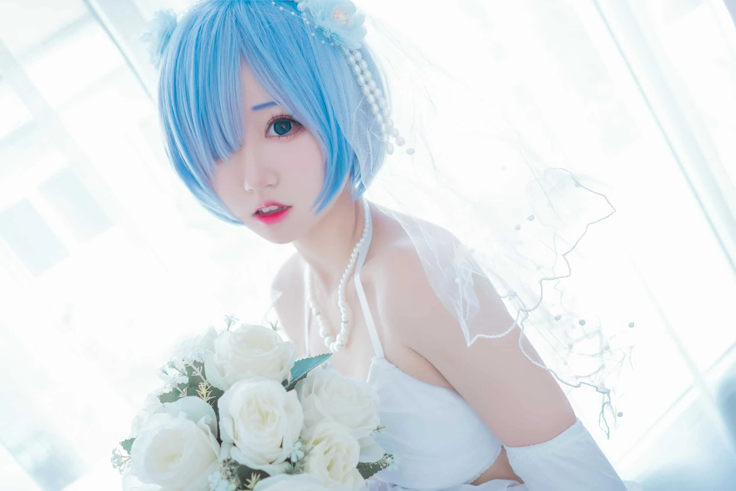 猫君君_MaoJun 蕾姆内衣花嫁