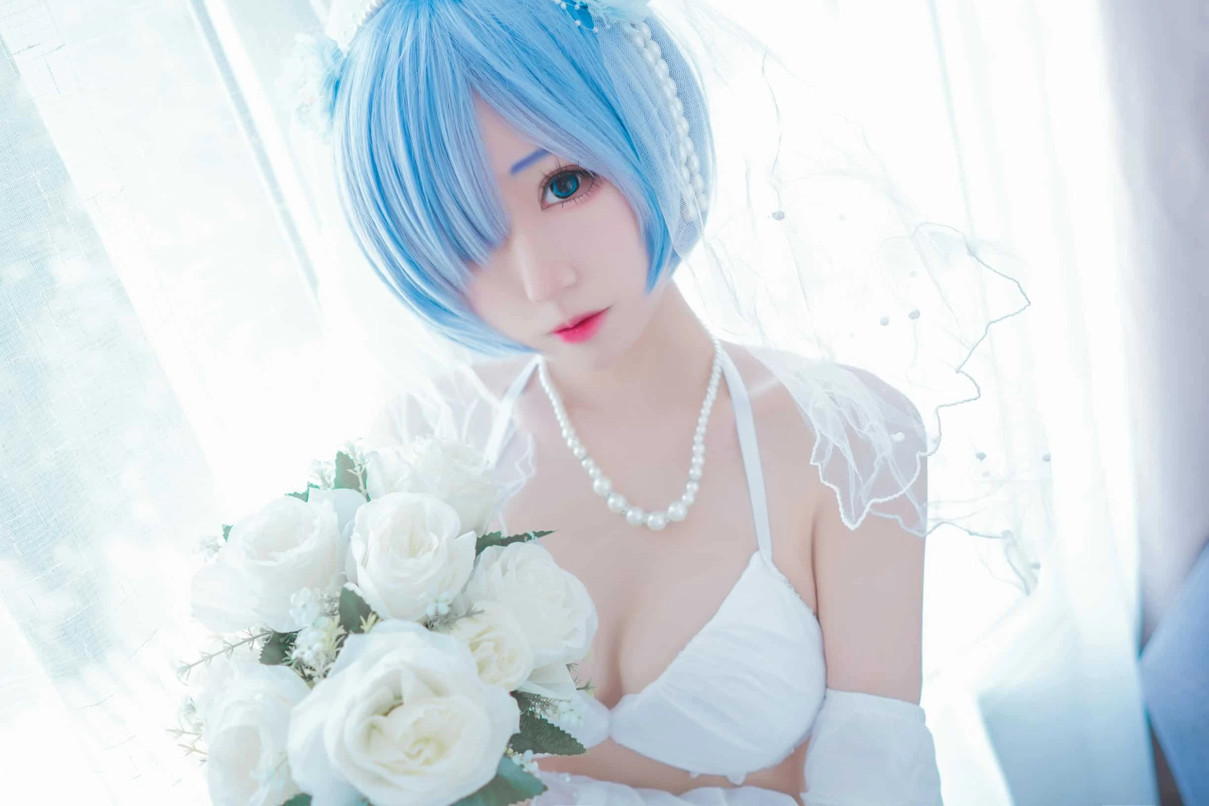 猫君君_MaoJun 蕾姆内衣花嫁