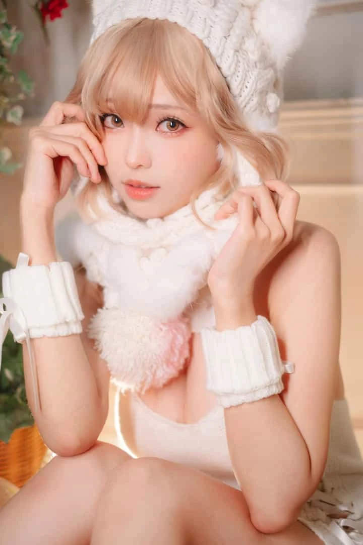 ElyEE子 白色 KNITTING