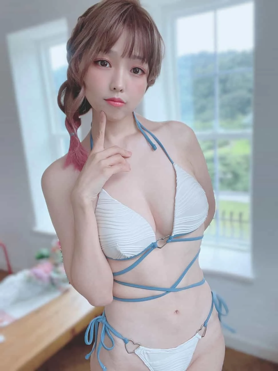 ElyEE子 July-Tier 3 C.Heart Swimsuit心心泳裝