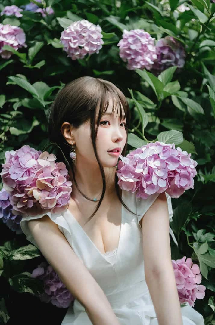 ElyEE子 2024 July-Tier 3 A.Rainy Season雨季繡球花