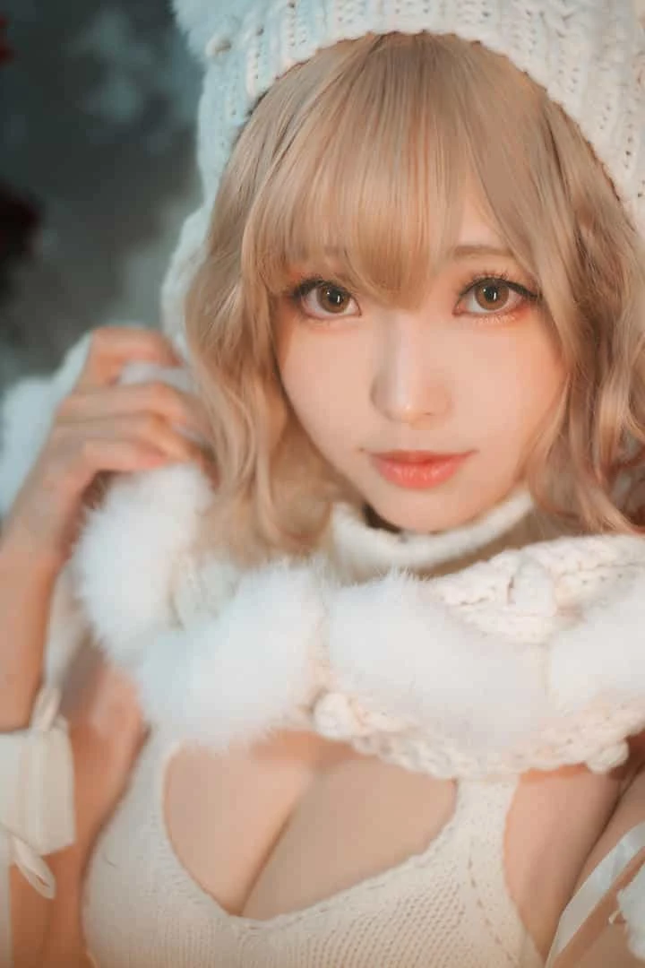 ElyEE子 白色 KNITTING