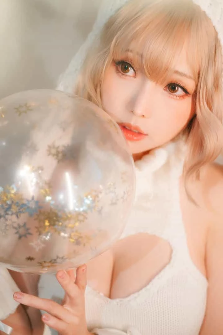 ElyEE子 白色 KNITTING