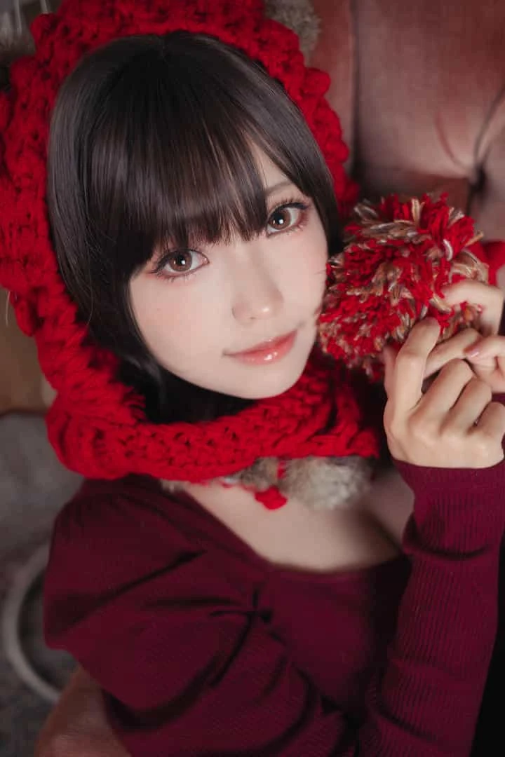 ElyEE子 红色 KNITTING