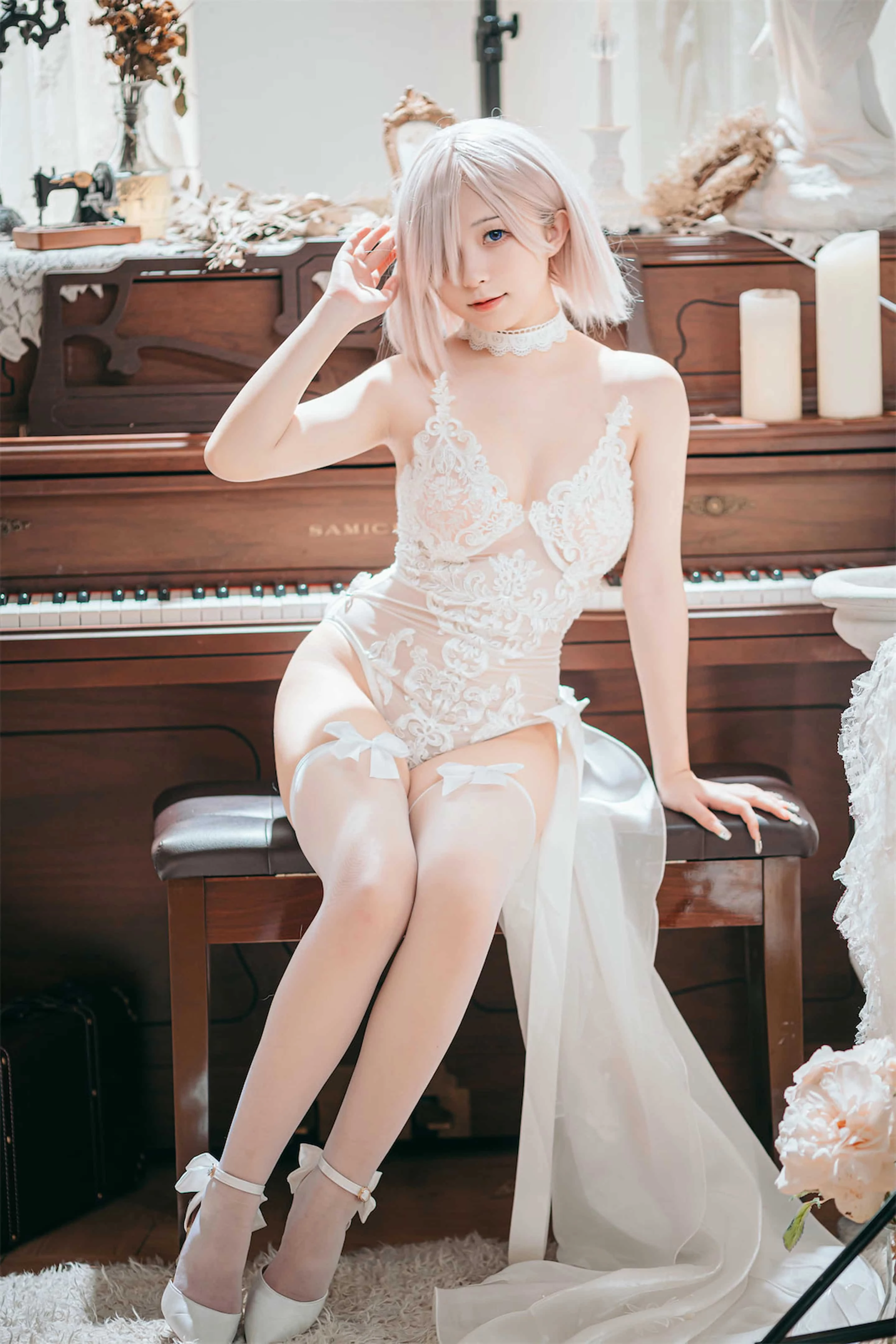 花铃 玛修婚纱