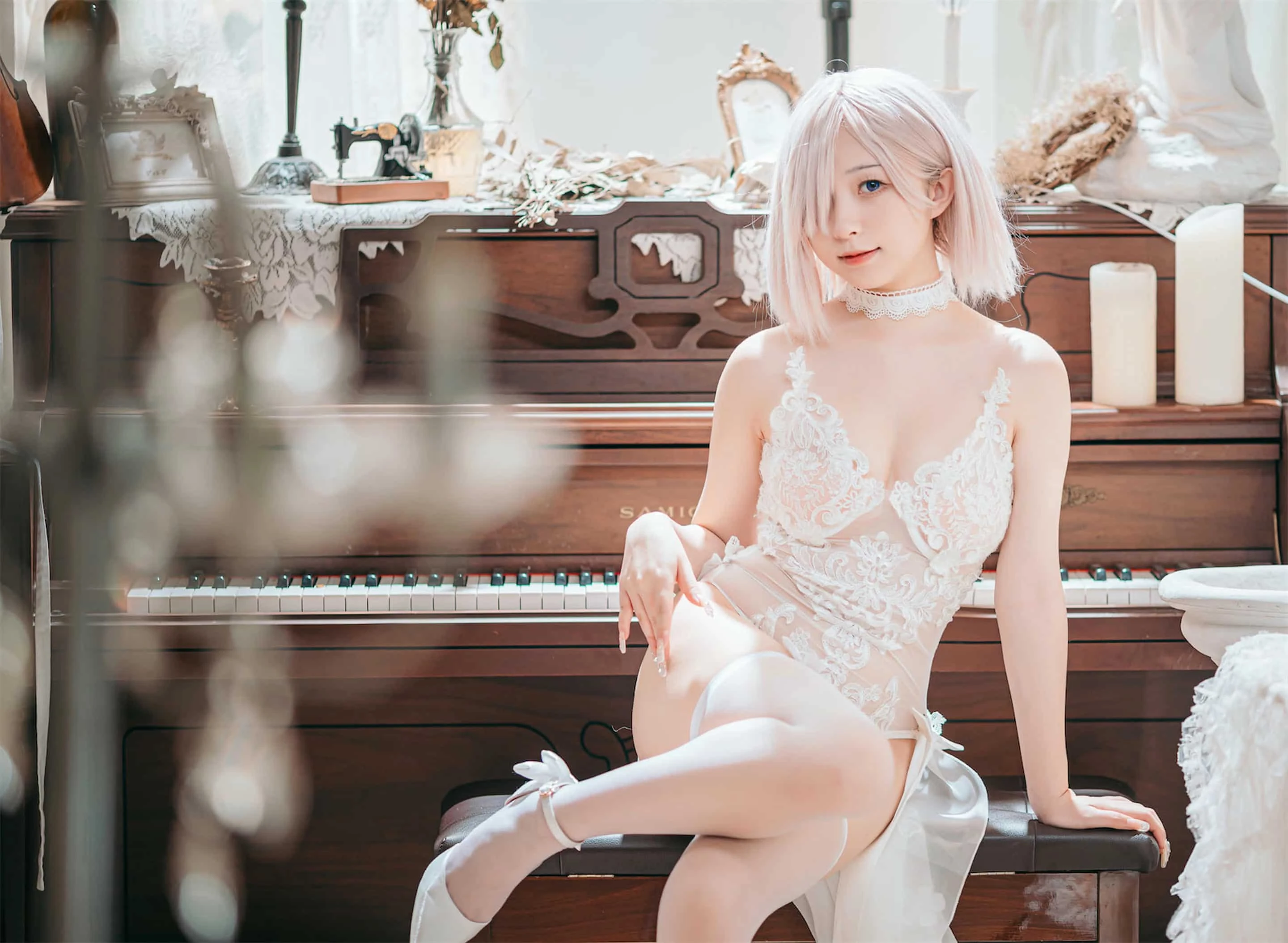 花铃 玛修婚纱