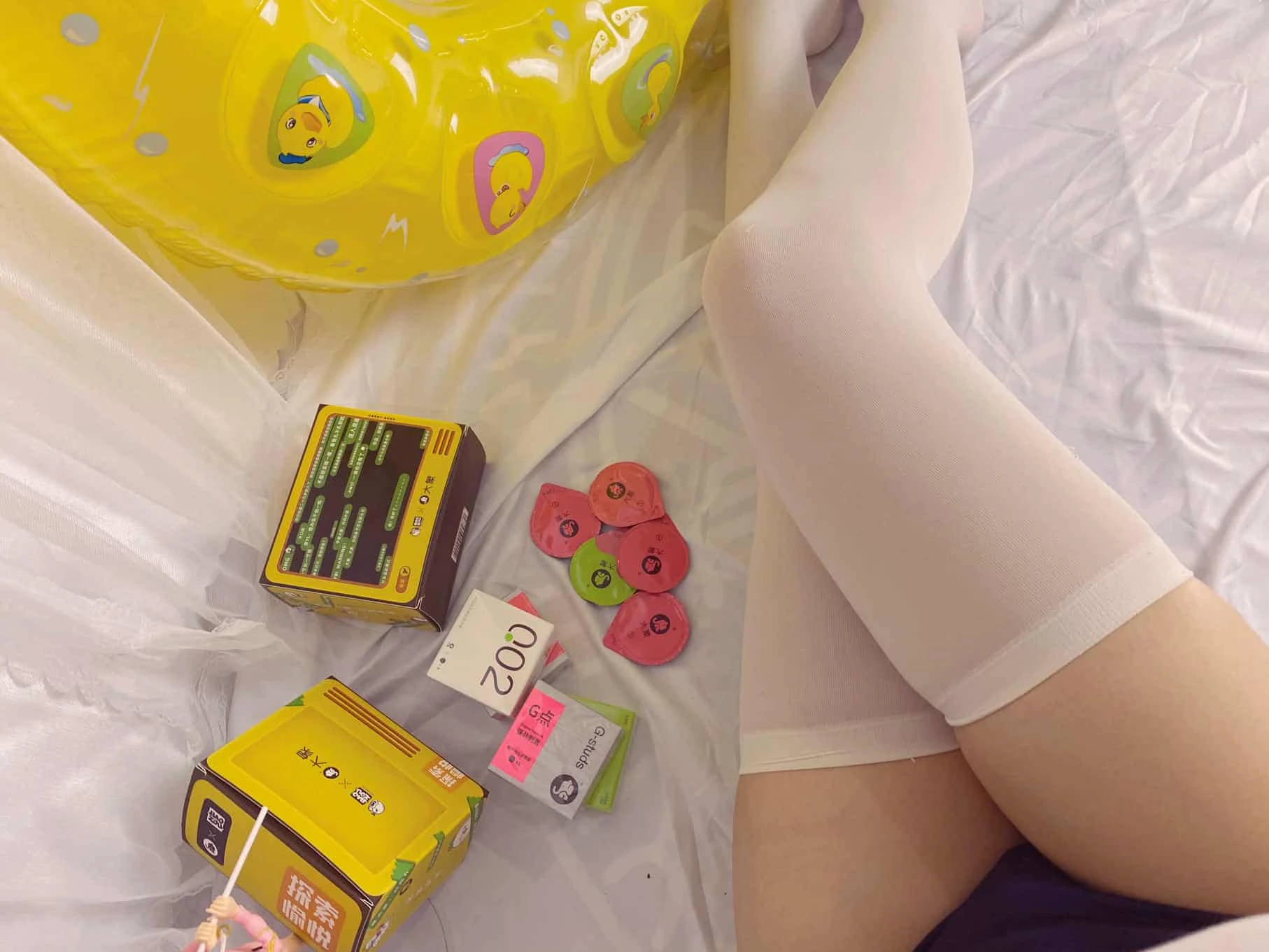 佳佳好难啊 - 蓝色吊带 体操服 套套 日常