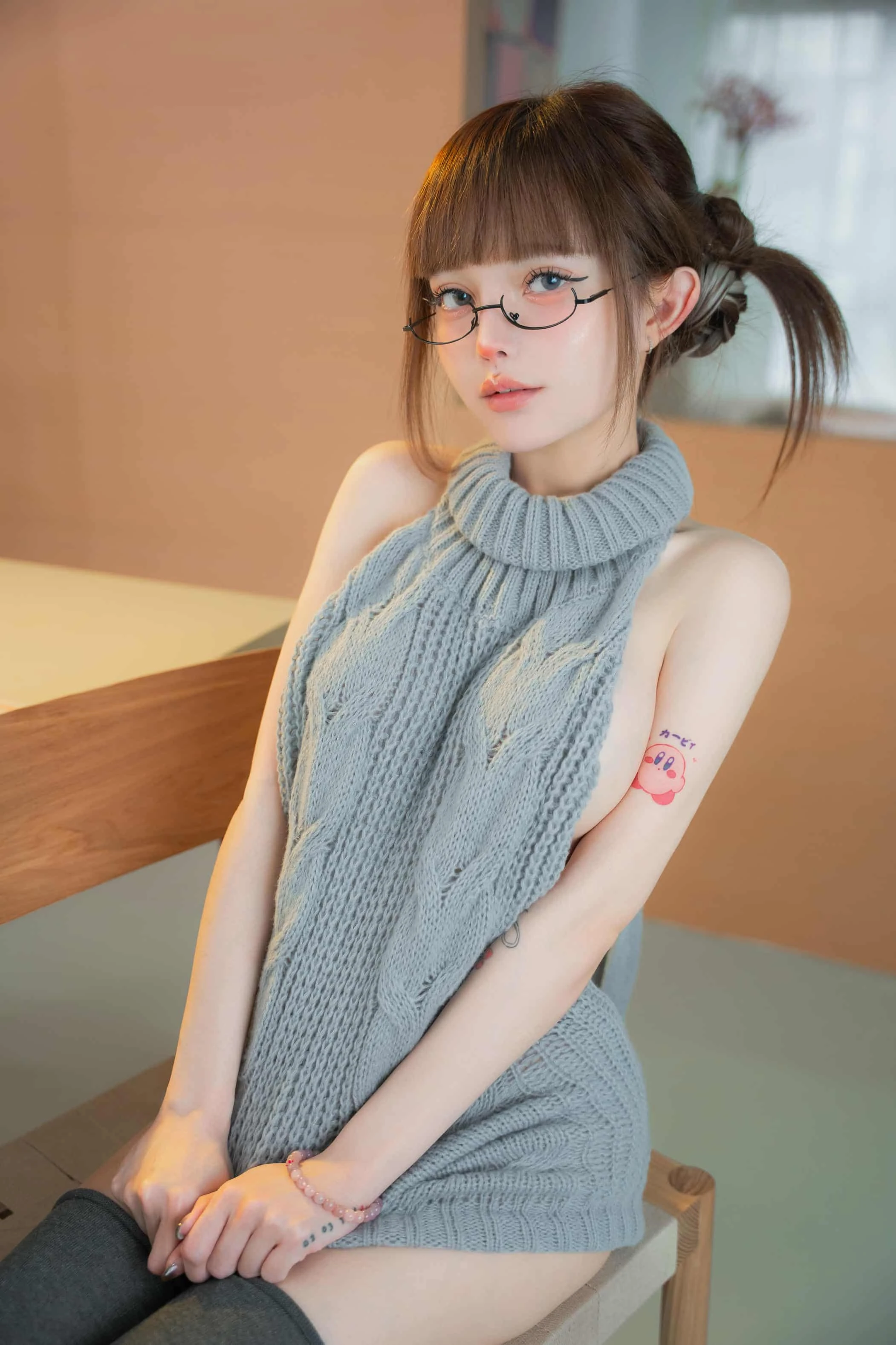 Le Josette Virgin Killer Sweater