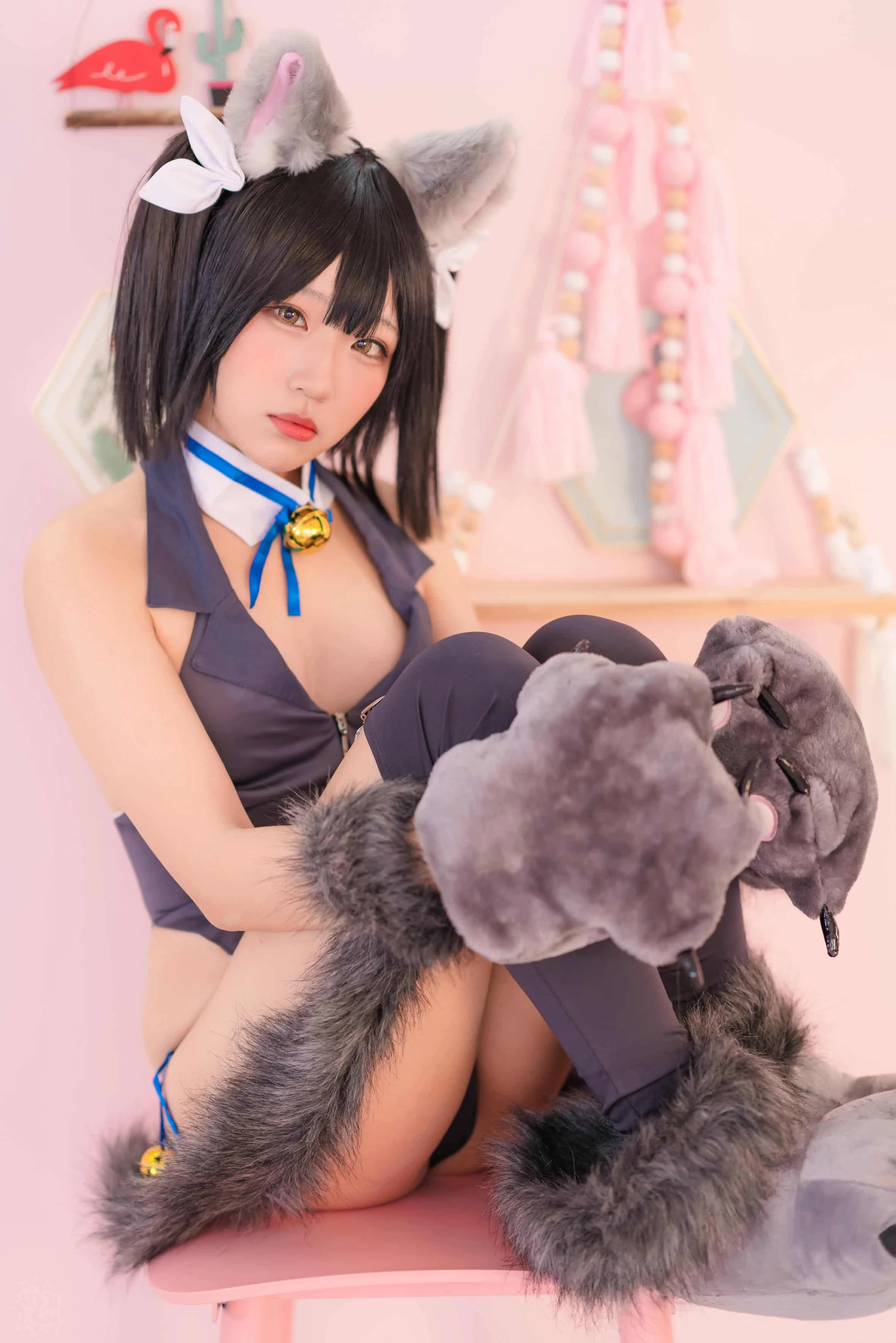 弥美Mime Fate プリズマ 衛宮 美遊 黒・猫ver