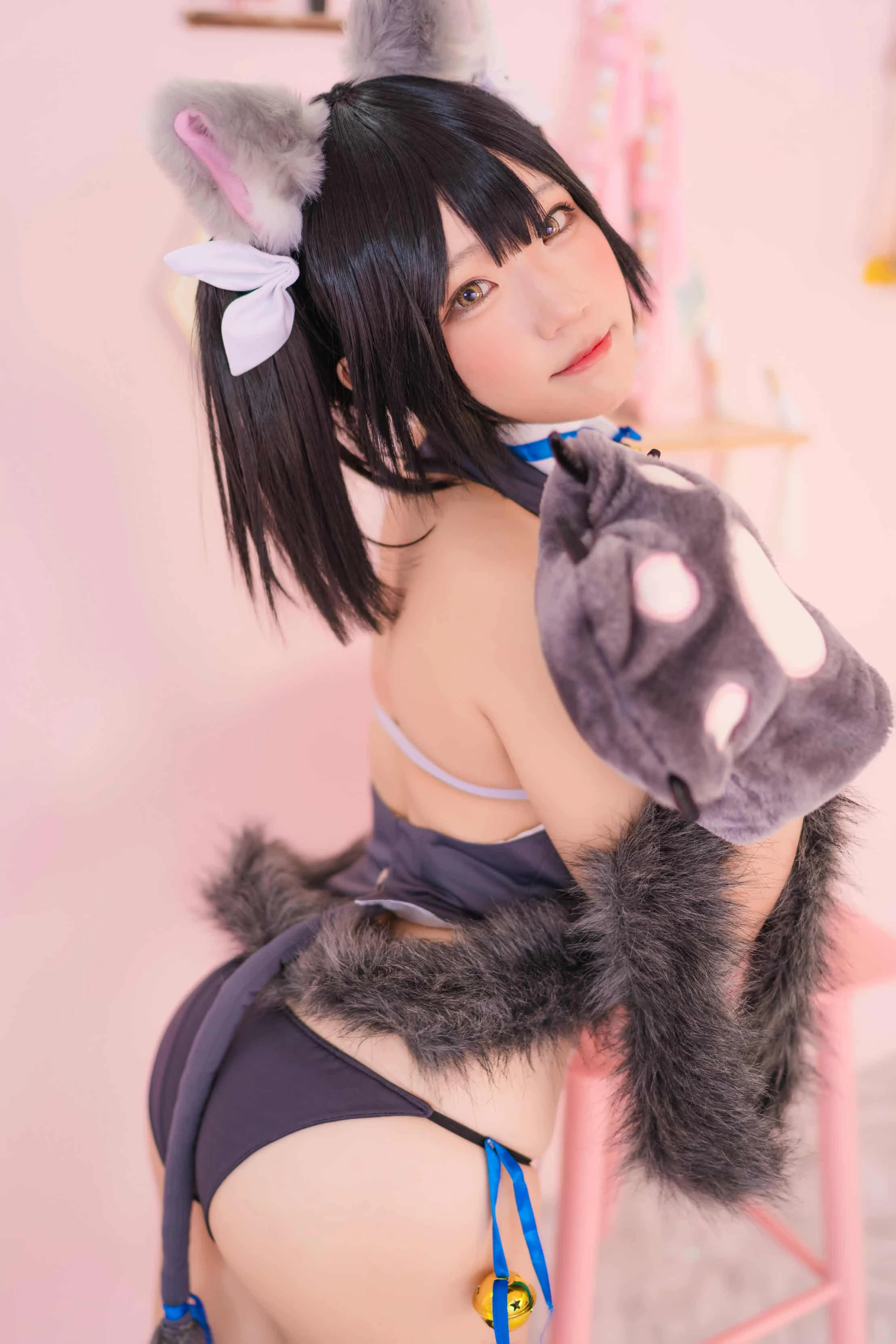 弥美Mime Fate プリズマ 衛宮 美遊 黒・猫ver