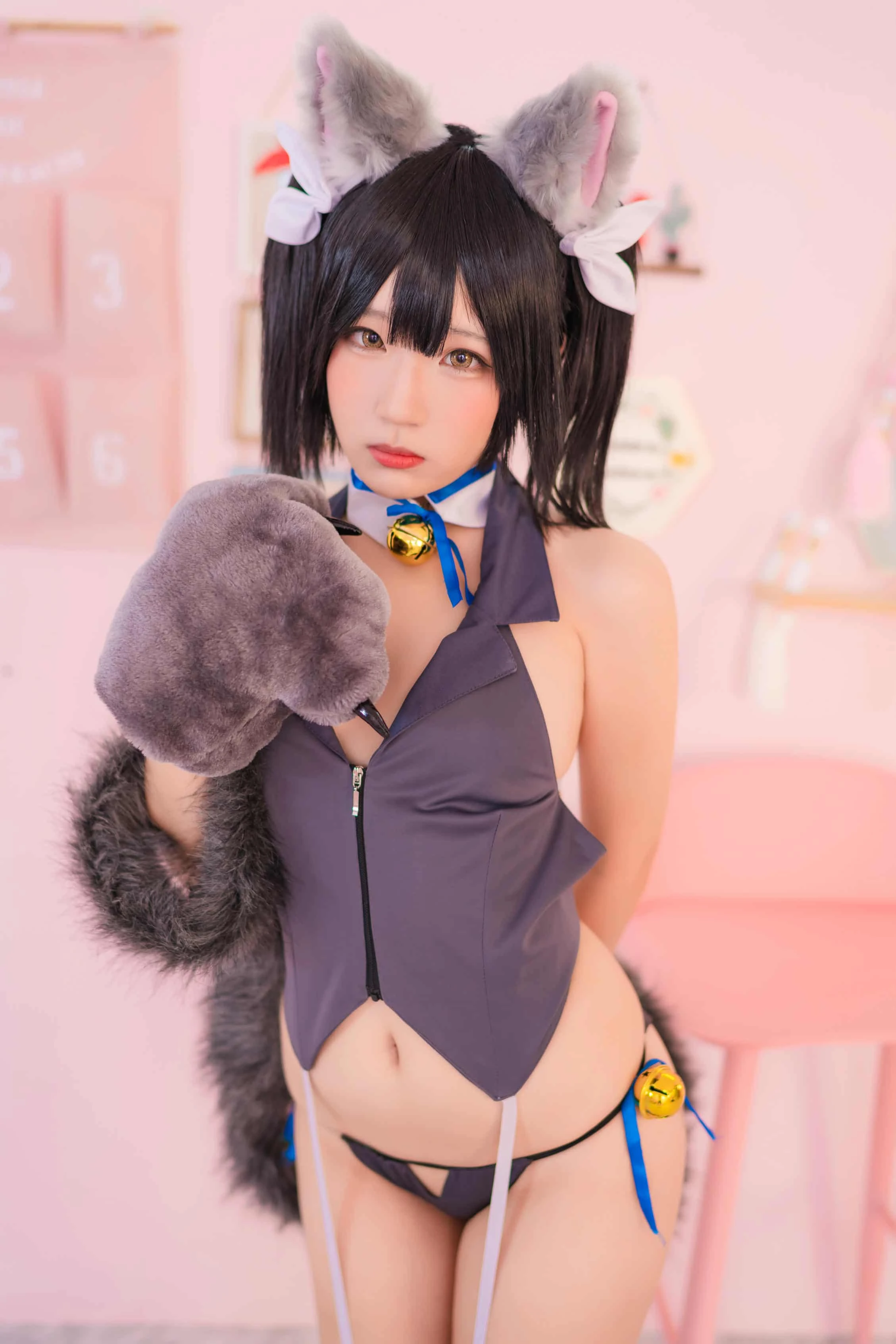 弥美Mime Fate プリズマ 衛宮 美遊 黒・猫ver