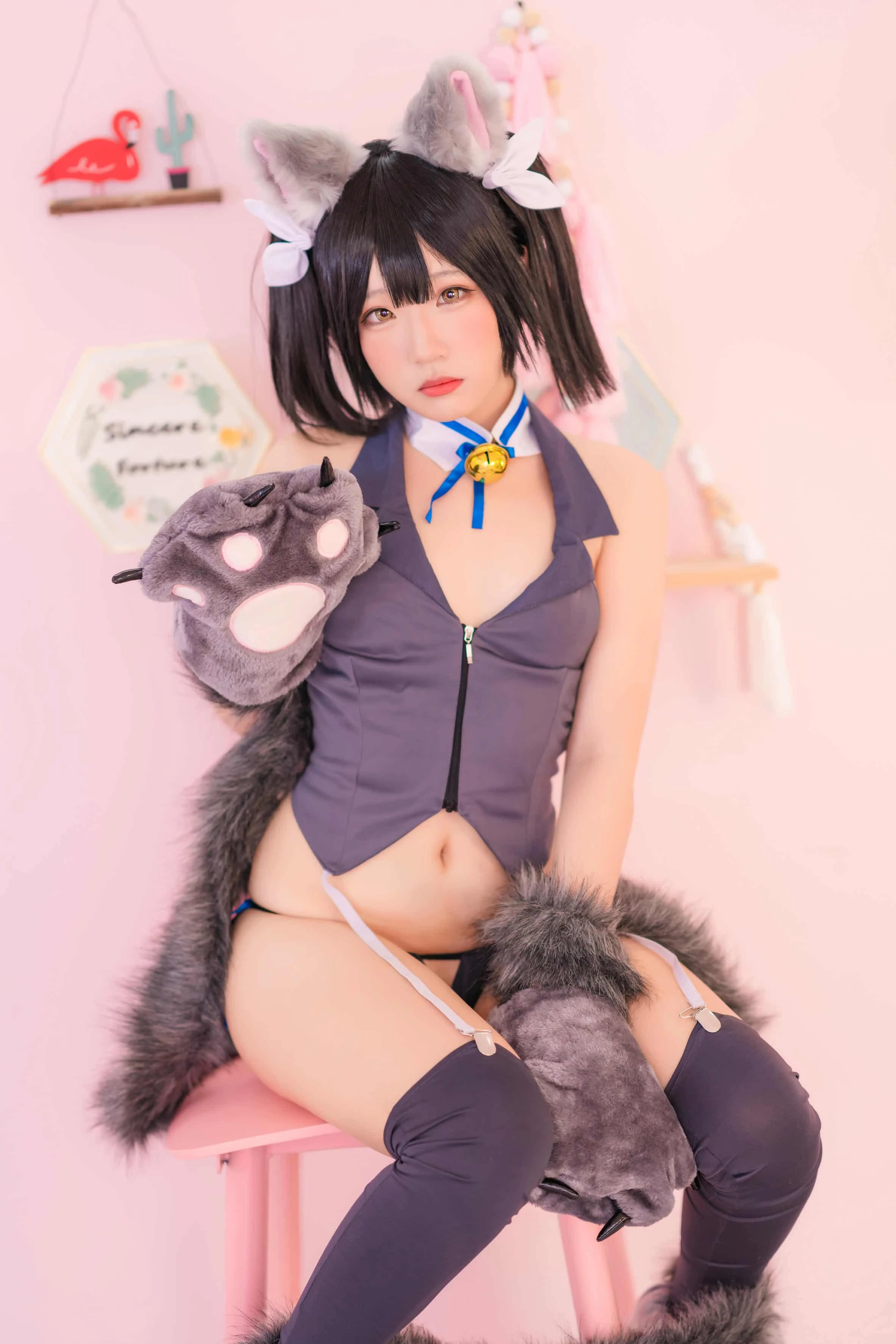 弥美Mime Fate プリズマ 衛宮 美遊 黒・猫ver