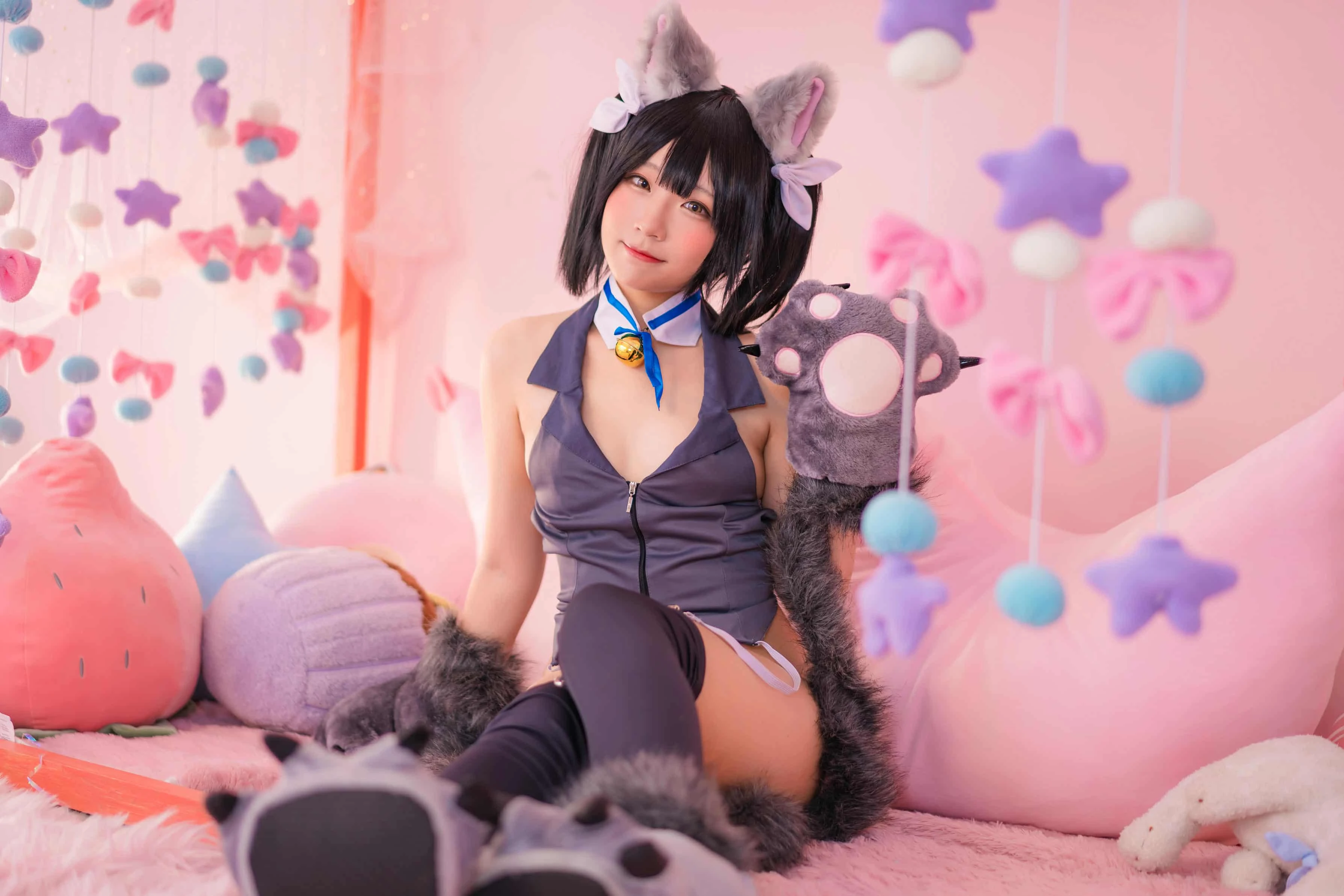 弥美Mime Fate プリズマ 衛宮 美遊 黒・猫ver