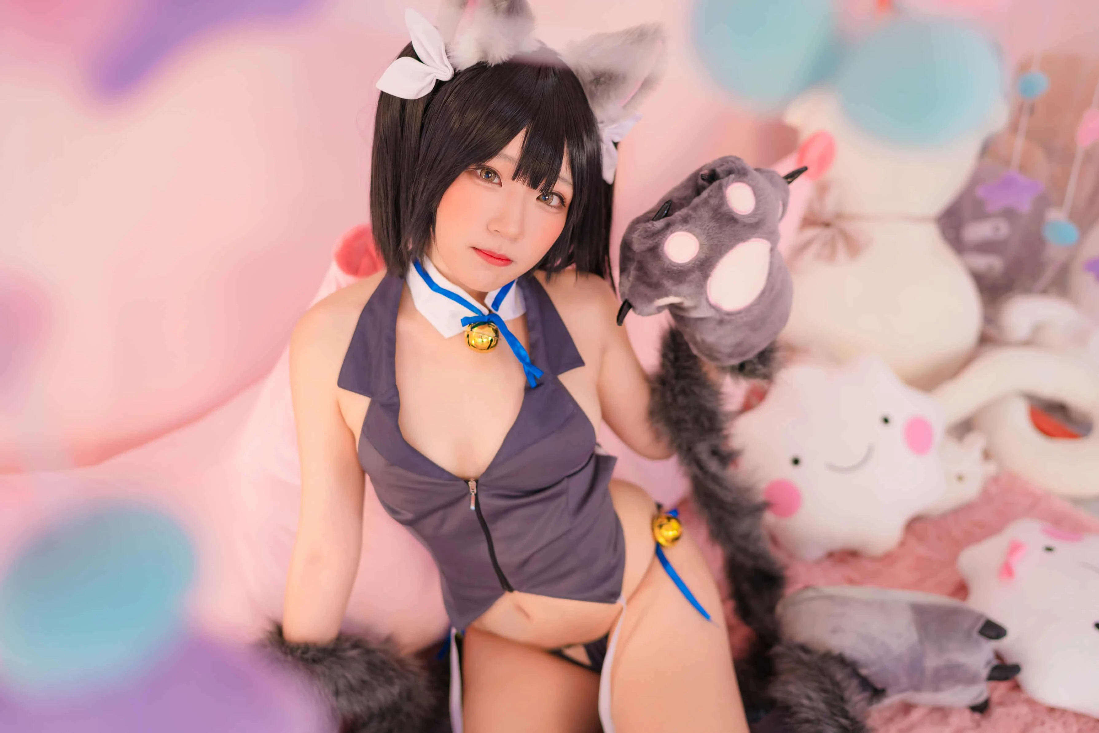 弥美Mime Fate プリズマ 衛宮 美遊 黒・猫ver