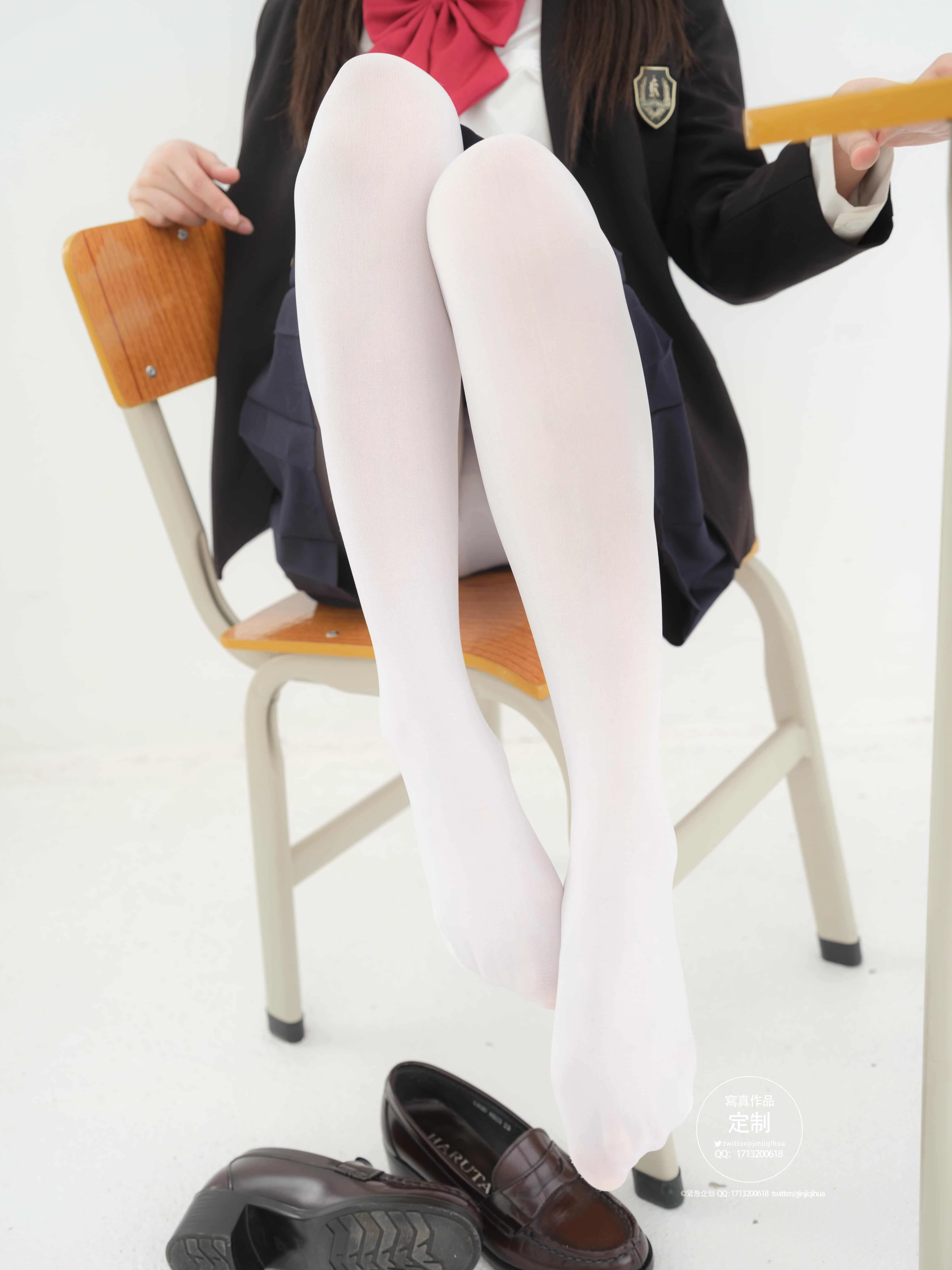 紧急企划 EX-006 见希w 白丝双马尾JK制服