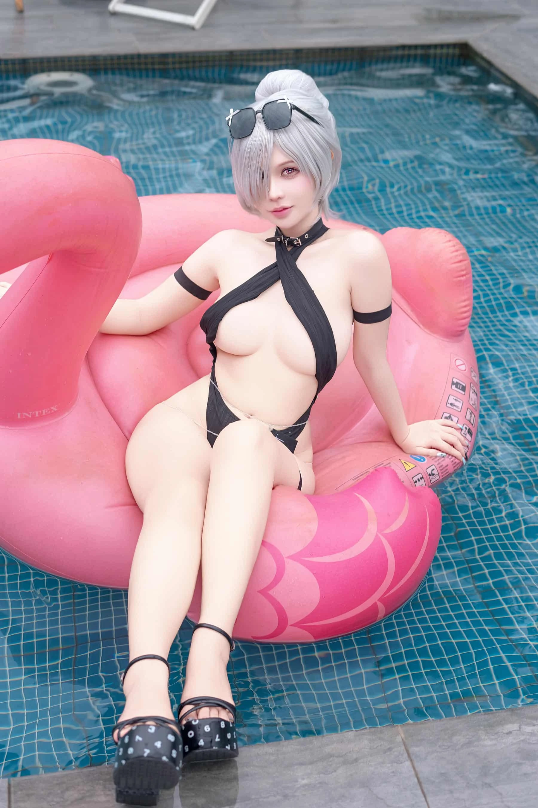 Pyon Cinderella Black Bikini NIKKE